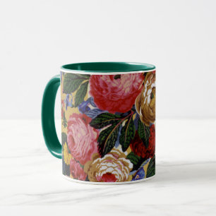 A Lovely Philip Jacobs Fabric Peony and Rose mug