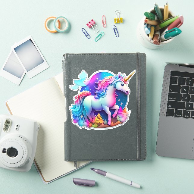 A Lovely Unicorn Sticker  (iPad Cover)