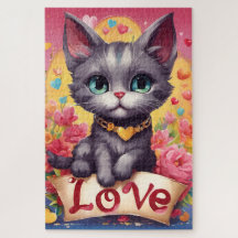 A loving cat
