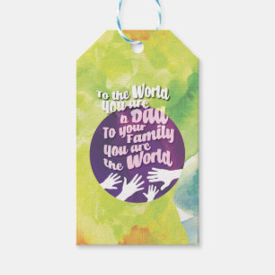 A loving Dad Gift Tags