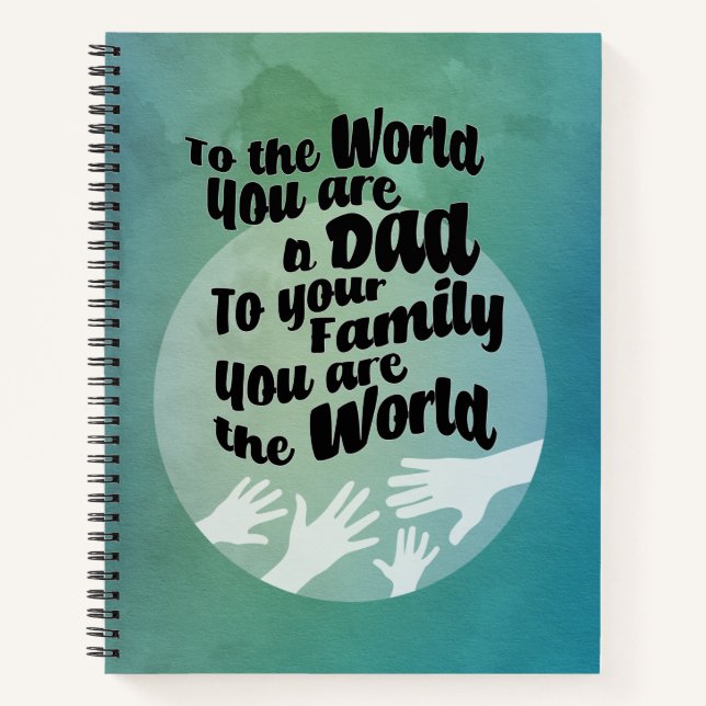 A loving Dad  Notebook (Front)