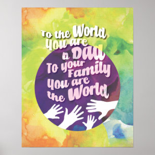 A loving Dad Poster