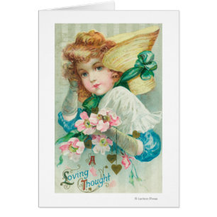 A Loving Thought Maiden with Bonnet