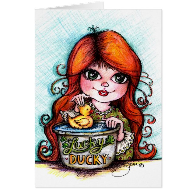 A Lucky Ducky! (Front)