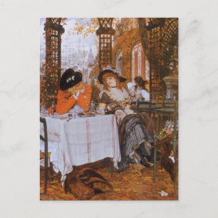 A Luncheon (Le Dejeuner) by James Tissot Postcard