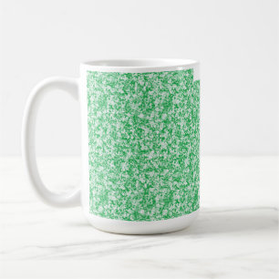 A lush, green fern with delicate, arching fronds f coffee mug