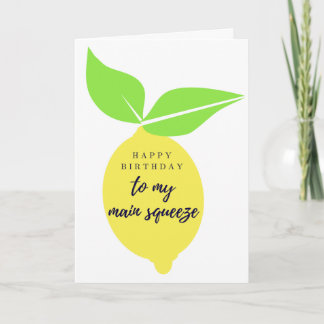 À ma carte d'anniversaire principale Squeeze