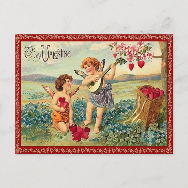 À ma carte postale Valentine (Devant)