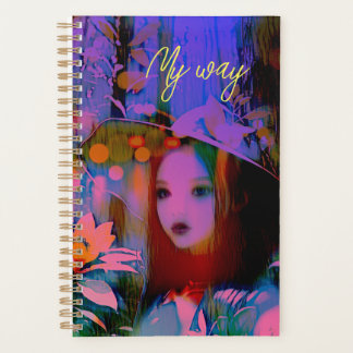 A ma façon, une belle femme abstraite