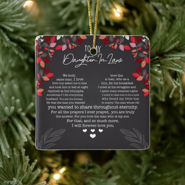 À ma fille en droit Ornement (Arbre)