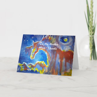À Ma Mère, Avec Merci - Wild Horse Design