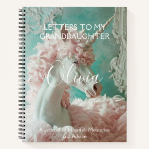 À ma petite-fille : unicorn Journal de Heartfeue