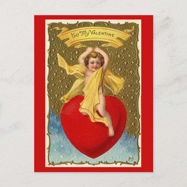 À ma Saint-Valentin - Carte postale (Devant)