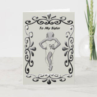 À ma soeur - carte de voeux