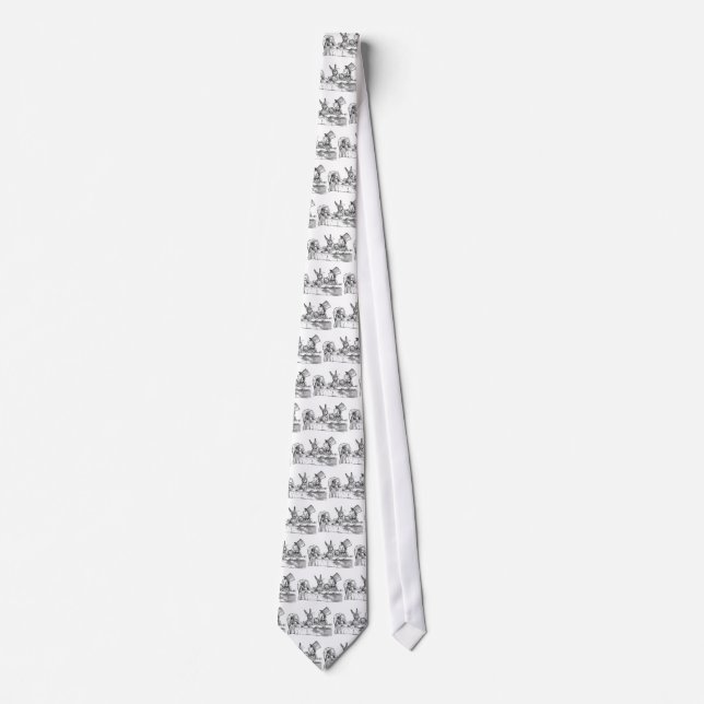 A Mad Tea Party Tie (Front)