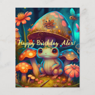 A magic mushroom frog