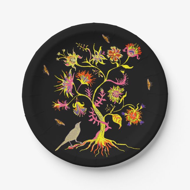 A magic tree of life paper plate (Front)