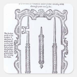 A Magic Trick Square Sticker