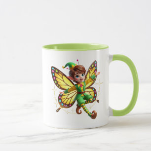 A magical butterfly elf. mug