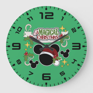 A Magical Christmas Large Clock