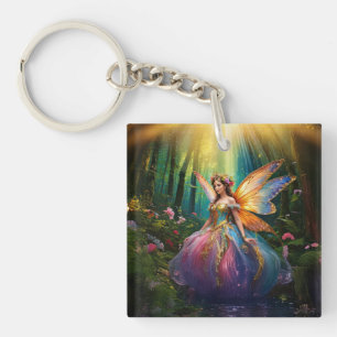 A Magical Fairy Enchanted Forest Keychain