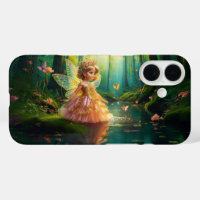 A magical fairy in a pond
