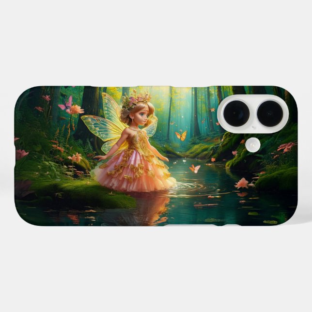 A magical fairy in a pond Case-Mate iPhone case (Back (Horizontal))