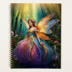 A magical fairy in an enchanted forest planner