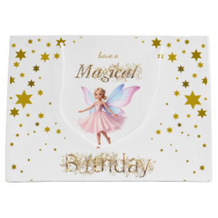 A magical fairy Magical Birthday Large Gift Bag