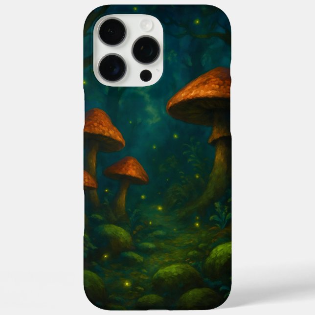 A magical forest filled with oversized mushrooms Case-Mate iPhone case (Back)