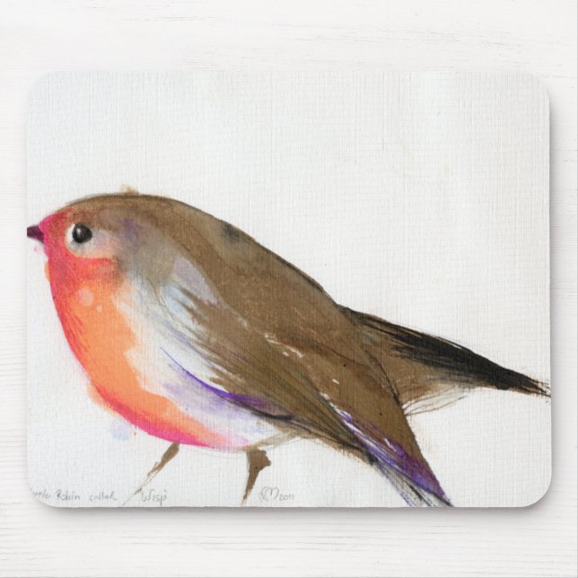 A magical little robin called Wisp 2011 Mouse Pad (Front)