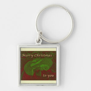 A Magical Mystical 'Shroom for Christmas Keychain