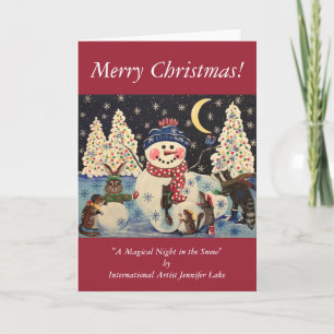"A Magical Night in the Snow" Holiday Card