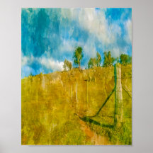 A magical pastoral landscape 