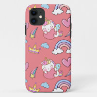 A Magical Rainbow Unicorn pattern Birthday Party