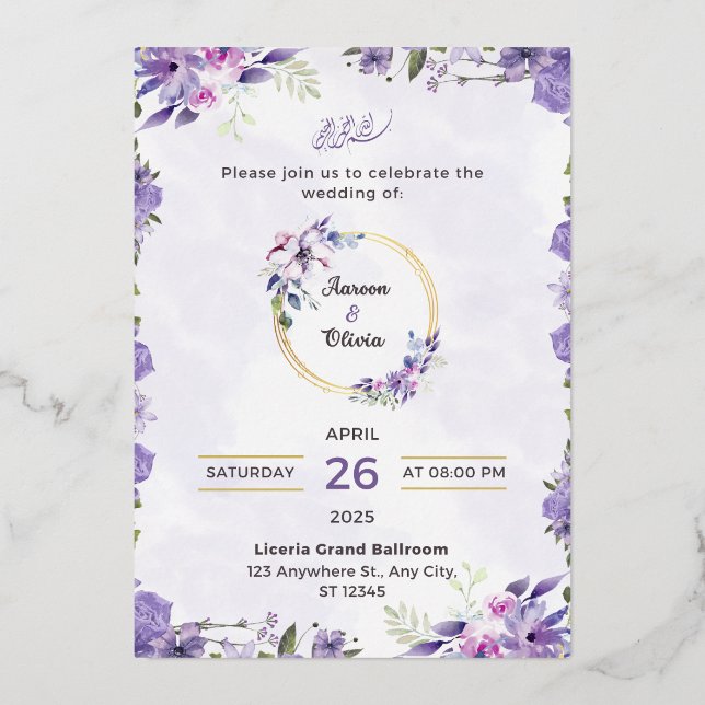 A Magical Wedding Invitation (Front)