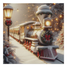 A Magical Winter Wonderland Christmas Train