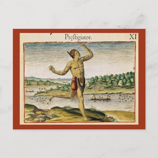 A Magician from Virginia Postcard (Front)