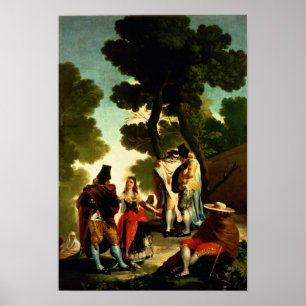 A Maja and Gallants, 1777 Poster
