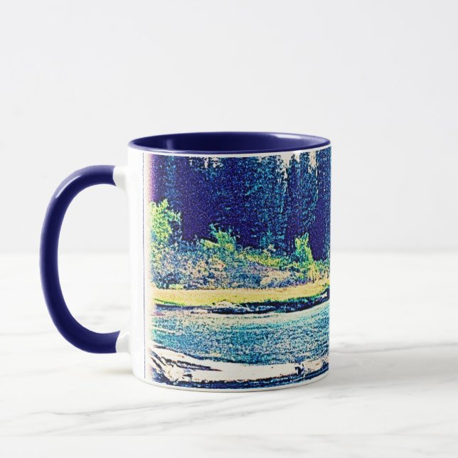 A Majestic Canadian Wilderness Forest. Buy Now Mug (Left)