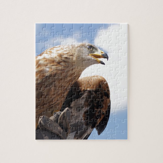 A majestic golden eagle jigsaw puzzle (Vertical)