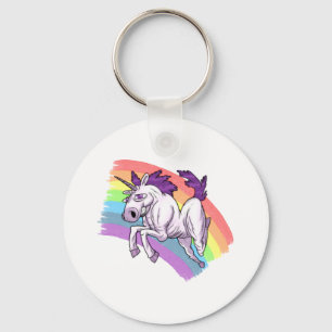 A Majestic Unicorn Keychain
