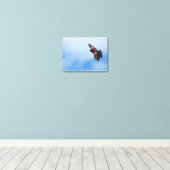 A Male Red-Winged Bird 2 Canvas Print (Insitu(Wood Floor))