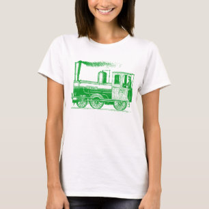 A Man and His Train - Grass Green T-Shirt