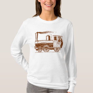 A Man and His Train - Walnut T-Shirt