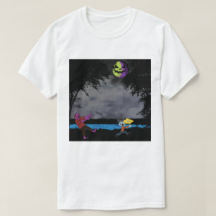 A man chased by zombies T-Shirt