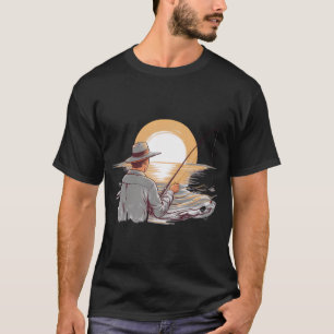 A man, his rod, and the open sea T-Shirt