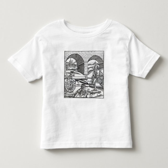 A Man loading a cannon Toddler T-shirt (Front)