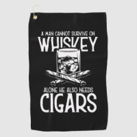 A Man Who Loves Whiskey And Cigar