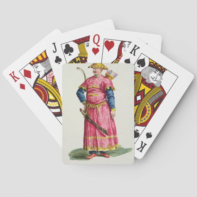 A Mandarin Warlord from 'Receuil des Estampes, Rep Playing Cards (Back)